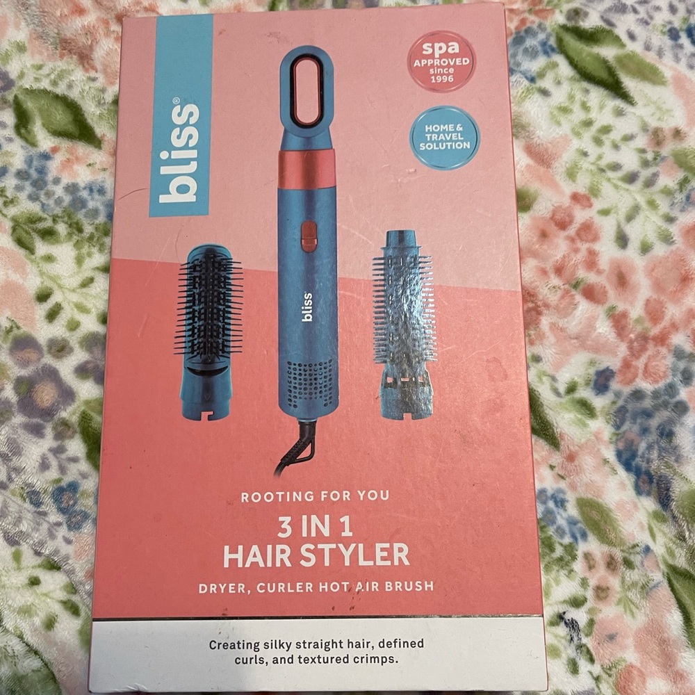 Bliss Red and Blue 3-in-1 Hair Styler